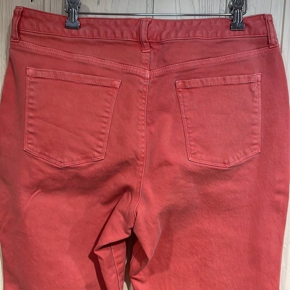 STYLE & CO. Straight Crop pants raw edge bottom 5 pocket style size 16 - Picture 5 of 13